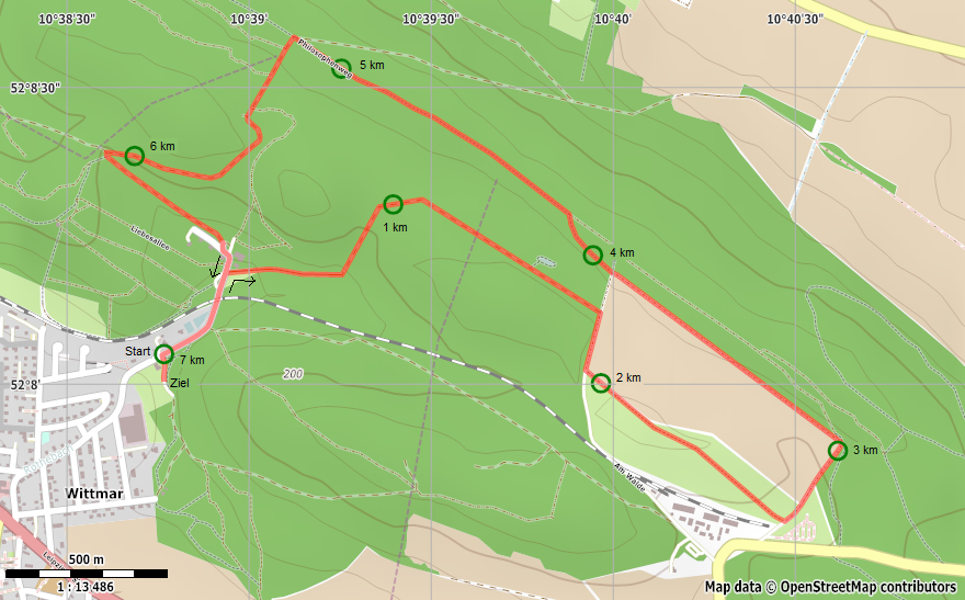 7 km-Nordic Walken